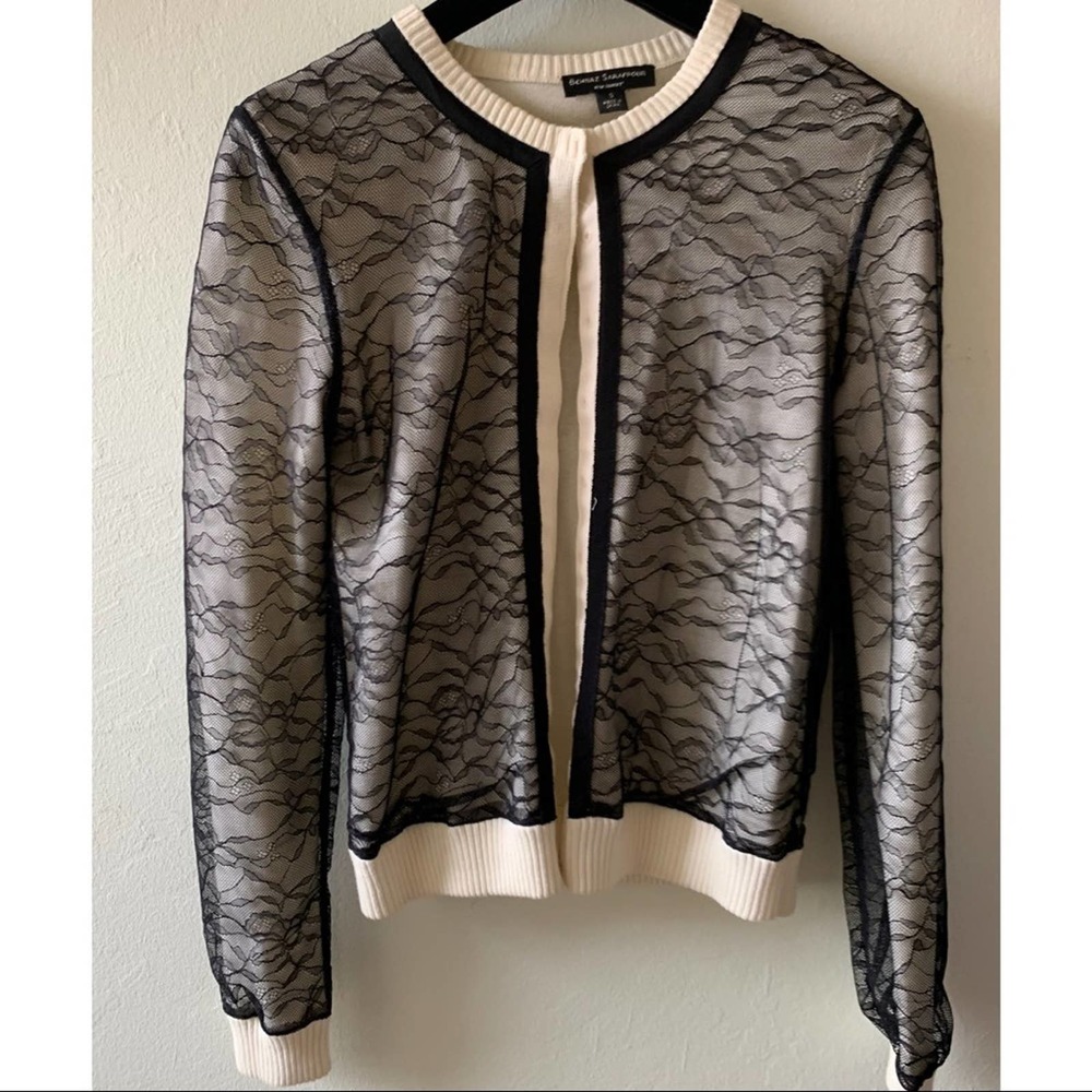 Behnaz Sarafpour Lace Cardigan